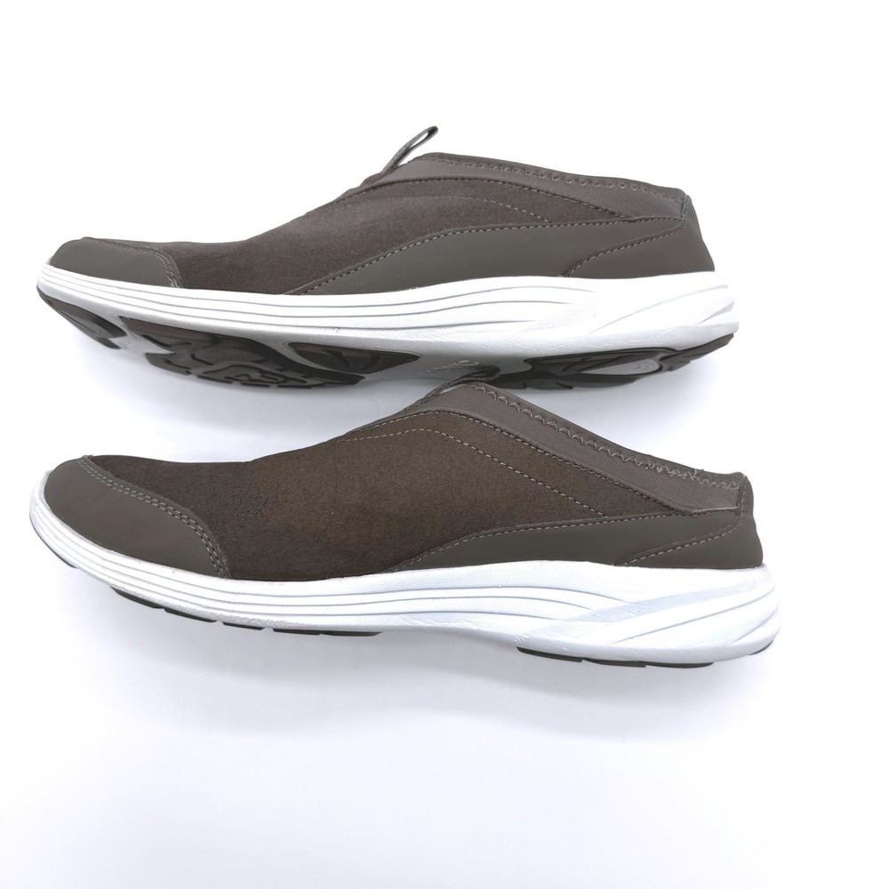Vionic Adell Brown Suede Slip On Mule Sneakers ASR1753 Womens 11 Wide Orthotic - Picture 6 of 9
